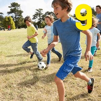 9 : Enfant sportif contre la constipation