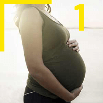 1 : Femme enceinte non constipée