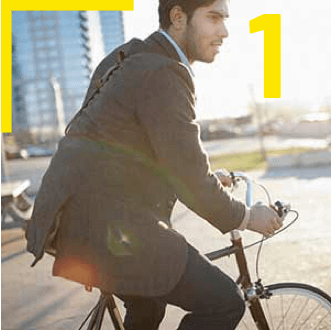 1 : Homme actif contre la constipation