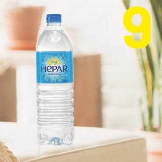 9 : Eau Hépar contre la constipation