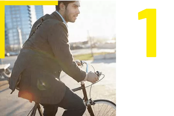 1 : Homme actif contre la constipation