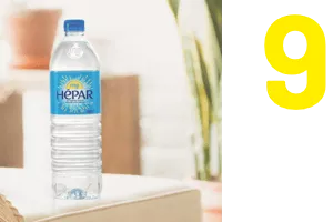 9 : Eau Hépar contre la constipation