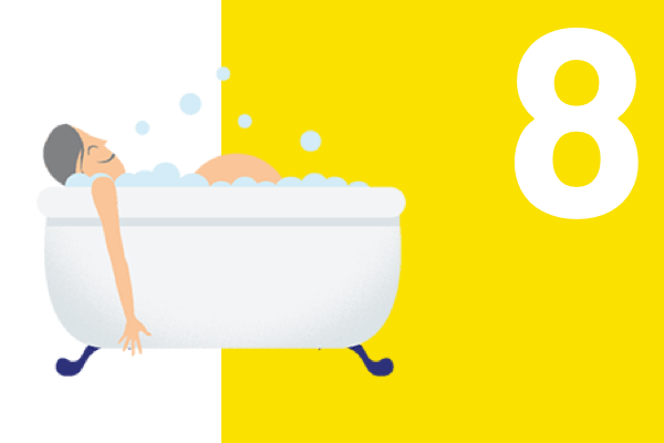 8 : Femme enceinte relaxée