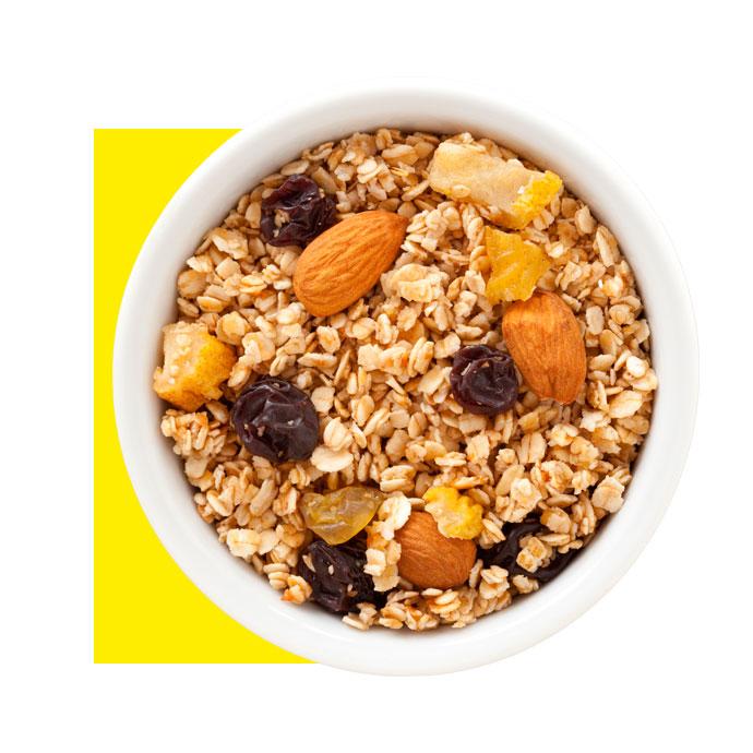 assiette de muesli
